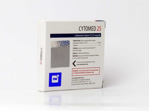 Cytomed 25mcg – Liothyronine Sodium – Deus Medical - Image 3