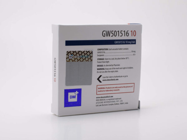 GW501516 10mg (Cardarine) – Deus Medical - Image 2