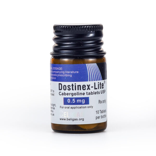 Dostinex – Lite <p class="fgs">Cabergoline tablets USP 0.5mg</p>