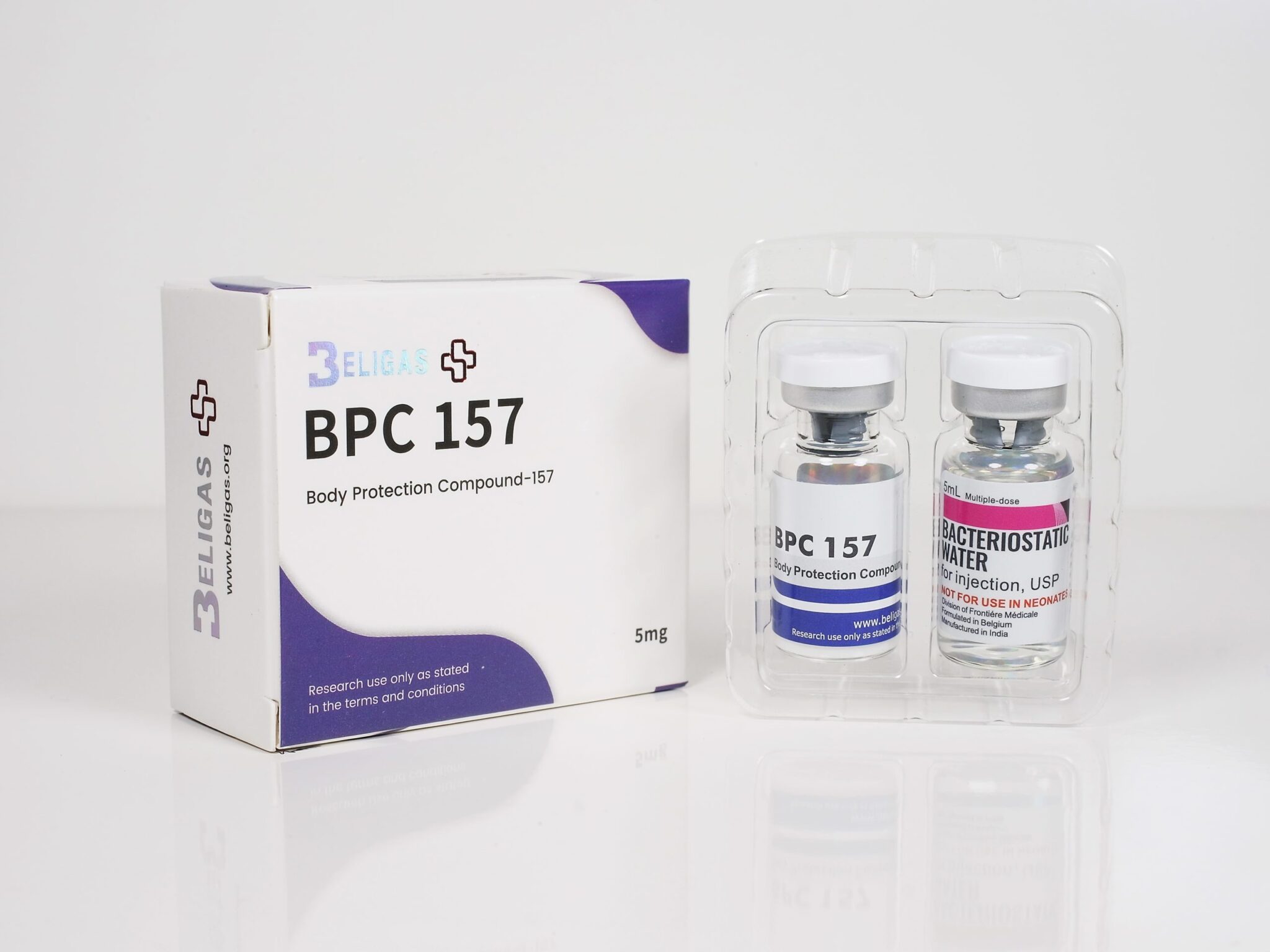 BPC 157, 5mg (2 vials), BPC 157