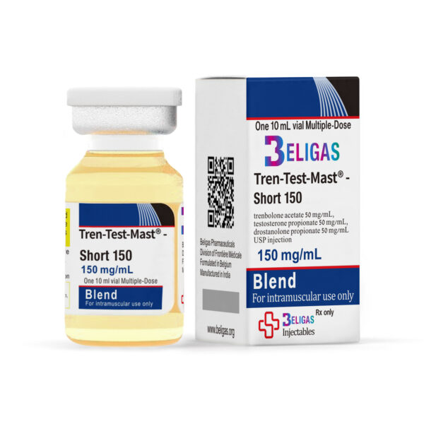 Tren Test Mast® Short <p class="fgs">Trenbolone acetate, Testosterone propionate, Drostanolone propionate 150mg<p>