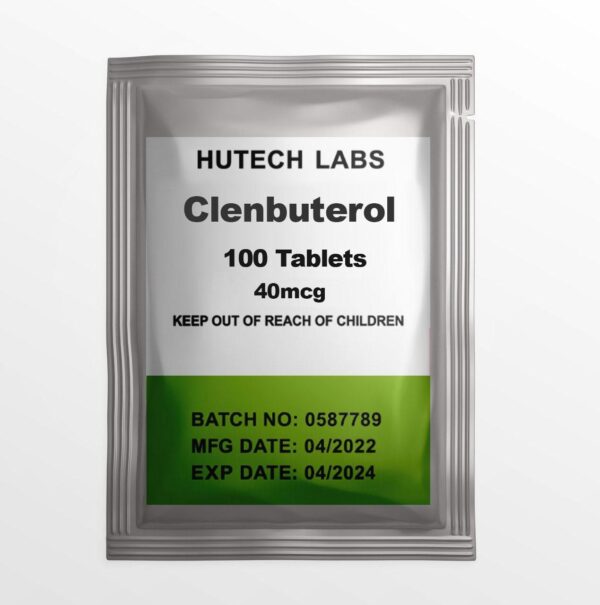 Clenbuterol 40mcg *100tabs – Hutech Labs